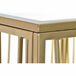Mesa auxiliar DKD Home Decor Espejo Dorado Metal MDF (57 x 57 x 52 cm) Mesa auxiliar DKD Home Decor Espejo Dorado Metal MDF (57 x 57 x 52 cm)