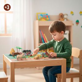 Set de Animales de Granja Colorbaby Plástico 16 x 12 x 4 cm (4 Unidades)