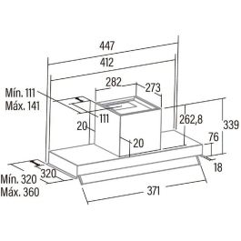 Extractor de Cocina Cata ARMONIA45X