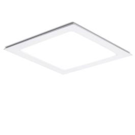 JL-GP-LZ-5 Placa LED Cuadrada 12W 1200Lm 6000K Ultrafina Aluminium Blanco para Oficina y Hogar [JL-GP-LZ-5]