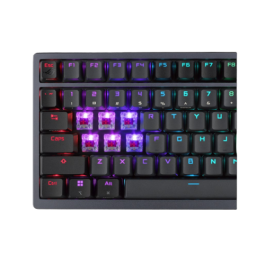 Asus ROG Azoth Teclado Mecánico 75% QWERTZ USB + RF Wireless + Bluetooth LED RGB Metálico 90MP0316-BKSA00