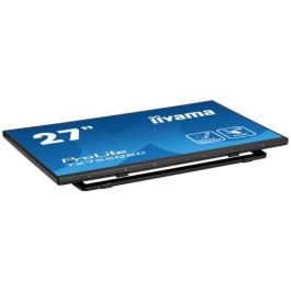 Iiyama T2755QSC-B1 Monitor 27" IPS 2560x1440 Táctil Multitáctil PCAP 10 Puntos MPP2.0 con Lápiz Compatible, Bisel Plano, Negro