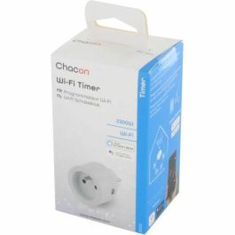 Chacon Mini Toma WiFi On/Off 10A Smart Plug para App My Chacon, programable con temporizador y control remoto por smartphone, 2300W