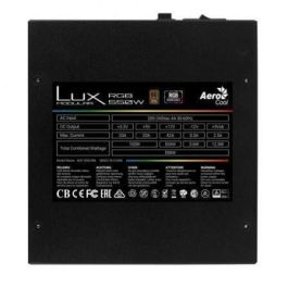 Fuente de Alimentación Aerocool LUX RGB 550M/ 550W/ Ventilador 12cm/ 80 Plus Bronze Fuente de Alimentación Aerocool LUX RGB 550M/ 550W/ Ventilador 12cm/ 80 Plus Bronze