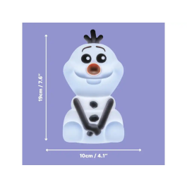 Wondee Lámpara Olaf Frozen de Silicona Suave con Luz Ajustable y Temporizador