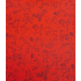 Fun House Asiento lunar plegable Juegos Olímpicos de París 2024 h.47 x l.54 x d.42 cm