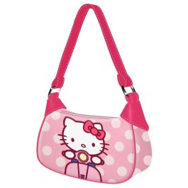 Hello Kitty Bolso de Hombro Casual Rosa para Mujer - Diseño Fino Alargado PVC - Dimensiones 8x21,5x14,5 cm Precio: 16.89000038. SKU: B128B89JST