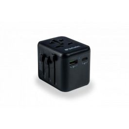 Verbatim Uta-02 Adaptador Universal De Viaje Con 1 Puerto Usb-C - 1 Puerto Usb-A