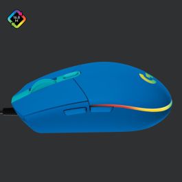 Logitech G203 LIGHTSYNC Ratón Gaming con Cable Azul
