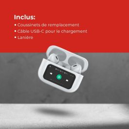 Auriculares Bluetooth DCU 34152080 Blanco