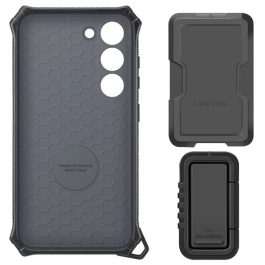 Samsung SAM1735374051895 Funda reforzada negra para Galaxy S25