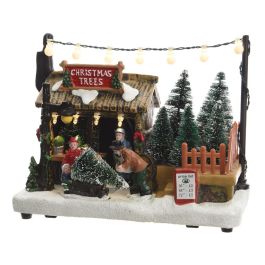 Lumineo Pueblo Navideño LED con Casitas, 18x10.5x14.2cm, Funciona con 3xAA (No Incluidas) Precio: 20.50000029. SKU: B1GFCDKPVS