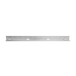 Vivolink Cubierta de cable de aluminio plateada 110x6x2cm para ocultar y proteger cables en pared