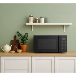 Continental Edison Microondas sin Plato Giratorio CEMO23FB con Grill, 23L, Negro