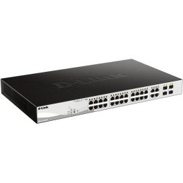 D - Link DES-1210-28P Switch Gestionable 28 Puertos, 24 Fast Ethernet, 4 Gigabit, PoE/PoE+, Smart III
