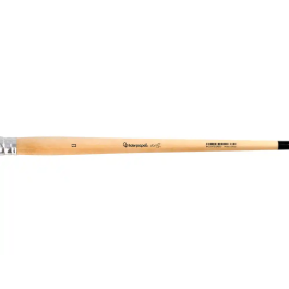 Liderpapel Pincel nº 13 Punta Plana Cerdas para Pintura al Óleo y Acrílica Certificado FSC