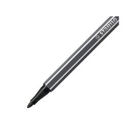 Rotulador Stabilo Acuarelable Pen 68 gris Azulado Intenso Punta Gruesa 1 mm 10 unidades