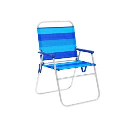 Marbueno Silla Plegable Aluminio con Cojin Rayas Azules Playa y Piscina 52X56X80 cm 10244 Precio: 50.49999977. SKU: B14X7CLXW2