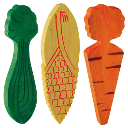 Ferplast Juguete dental verduras de madera para conejos - 6 unidades Precio: 3.95000023. SKU: B12MHXETPM