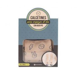 Mr. Wonderful Calcetines Talla 41-46 WOA11124ES Unisex Algodón Beige Precio: 15.68999982. SKU: B1HDDDBTE7