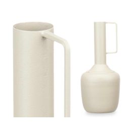 Jarron Acero Asa Rectangular Crema Pastel Giftdecor 12X30CM (6 Unidades) Jarron Acero Asa Rectangular Crema Pastel Giftdecor 12X30CM (6 Unidades)