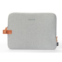 Dicota Skin URBAN sleeve, Funda de Neopreno y Poliéster Reciclado, Gris, para MacBook 14"