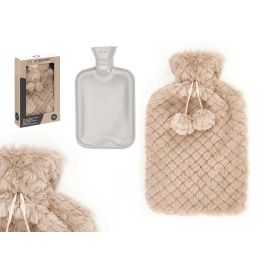 Bolsa Agua 1.8L Funda Pelo Beis Giftdecor 22X35CM (12 Unidades)