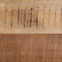 Mesa Comedor Natural-Negro Madera-Hierro 240 X 100 X 79 cm