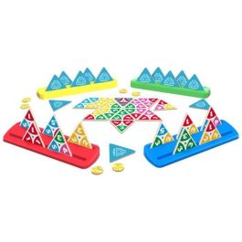 Goliath Triominos Junior - Juego de Mesa Infantil Dominó Triangular - 2 Niveles de Dificultad para Aprender Colores y Puntos