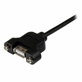 Cable USB Startech USBPNLAFAM2 Negro 60 cm Cable USB Startech USBPNLAFAM2 Negro 60 cm