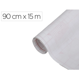 D-c-fix Rollo Adhesivo Blanco Mate 90 cm x 15 m Papel Plastificado Autoadhesivo para Manualidades y Decoración