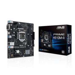 Asus Placa Base Intel Prime H510M - R, Micro ATX, LGA1200, Intel H510, DDR4, HDMI, DVI-D, D-Sub, USB 3.2 Gen 1 Precio: 86.88999957. SKU: S0232648