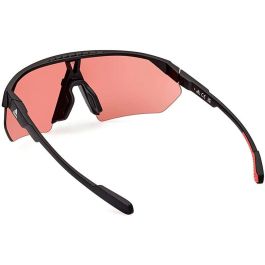 Adidas Sport SP0076 02E Gafas de Sol Mujer Deportivas Shield Inyectadas Negro Mate Cristal Marrón 49mm Patilla 125mm