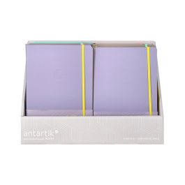 Cuaderno Con Gomilla Antartik Note Tapa Dura Y Blanda Bicolor Expositor De 18 Unidades Surtidas Cuaderno Con Gomilla Antartik Note Tapa Dura Y Blanda Bicolor Expositor De 18 Unidades Surtidas
