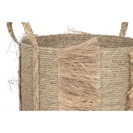 Cesta Tropical DKD Home Decor Natural 42 x 58 x 42 cm Set de 2 Cesta Tropical DKD Home Decor Natural 42 x 58 x 42 cm Set de 2