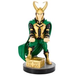 Exquisite Gaming Cable Guy Loki Marvel 20cm - Soporte y cargador para mandos PlayStation/Xbox y smartphones