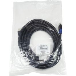 Logilink Cable HDMI 2.0 5m con Ethernet, 4K/60Hz, Ultra HD, Negro