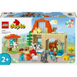 LEGO 10416 DUPLO My Town Cuidando Animales de Granja, Juguete Educativo para Bebés, Incluye Casa y Minifiguras de Caballos Precio: 64.49999985. SKU: B176A932FH