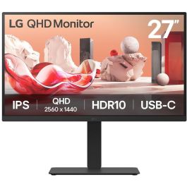 LG Monitor 27 Pulgadas 27BA75QB-B.AEU Wide Quad HD 2560 x 1440 Pixeles LED 5 Ms Negro