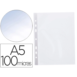 Q-connect Funda Multitaladro Cristal DIN A5 100 mc 6 Taladros para Protección y Archivo de Documentos Precio: 8.49999953. SKU: B1H7WGPZDM