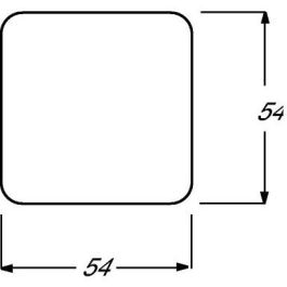 BUSCH-JAEGER 2520TR-214 Tapa para Pulsador con Símbolo Llave Reflex SI Alpinweiß