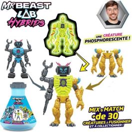 Mrbeast Lab MRB0630996249055 - Pack de 2 Figuras Coleccionables - Combina y Combina - Modelo Aleatorio + Media Figura