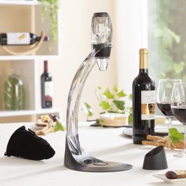 Aireador de Vino Profesional con Soporte Torre y Base Antigoteo Winair InnovaGoods Aireador de Vino Profesional con Soporte Torre y Base Antigoteo Winair InnovaGoods