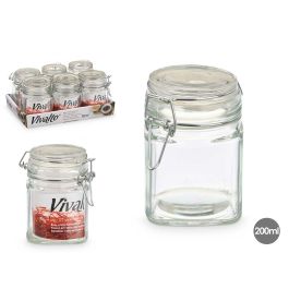 Tarro de Cristal Vivalto 01-1605 Transparente 200 ml (6 Unidades)