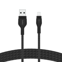 Cable USB a Lightning Belkin CAA010BT2MBK Negro Precio: 35.50000003. SKU: B1D86HJ7LF