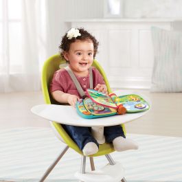 V-Tech Libro Interactivo Primeras Canciones 80-166777 para Bebés +6 Meses, Español, con Sonidos de Instrumentos y Melodías