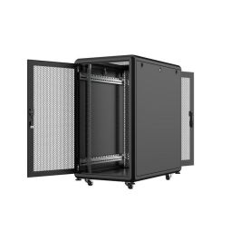 Lanview Armario Rack 19" 20U para Servidores 600x1000mm de Pie, Robusto, Fácil Montaje, Gestión de Cables y Puerta Segura