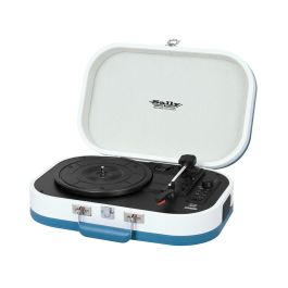 Trevi TT 1020 BT Tocadiscos Semiautomático de Tracción Directa con USB MP3, 2 Altavoces Integrados y 3 Velocidades (33/45/78 RPM) Azul/Blanco Trevi TT 1020 BT Tocadiscos Semiautomático de Tracción Directa con USB MP3, 2 Altavoces Integrados y 3 Velocidades (33/45/78 RPM) Azul/Blanco