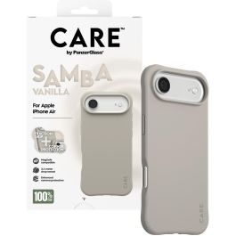 PanzerGlass CARE Funda Fashionable MagSafe para iPhone Air, color Vanilla, resistente a golpes y rayones