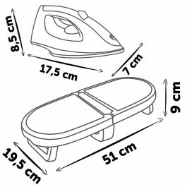 Smoby SMO3032163301233 - Tefal - Tabla de planchar plegable para niños - a partir de 3 años